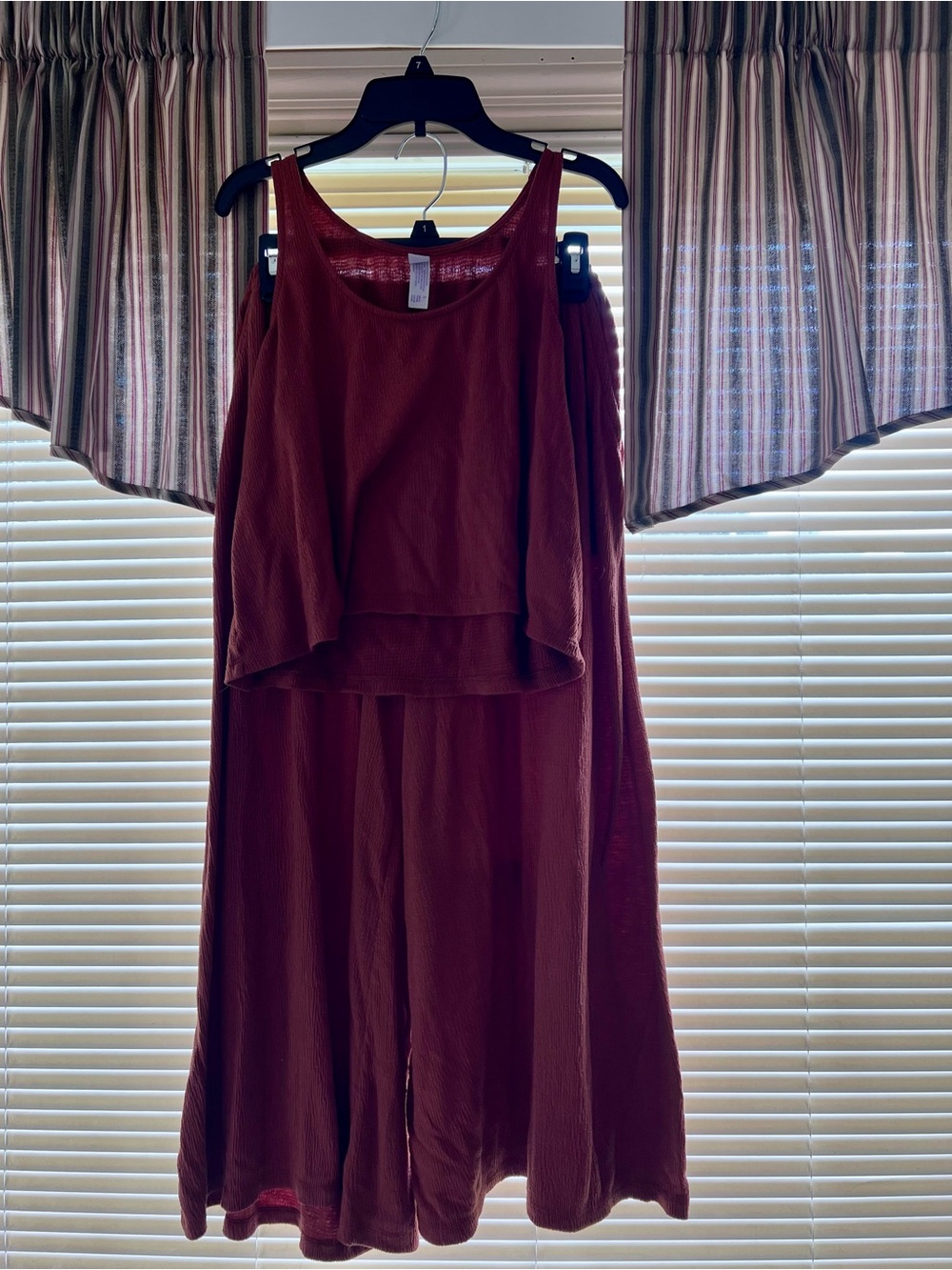 Stars Above Two Piece Sleeveless Crop Top and Wide Leg Pants